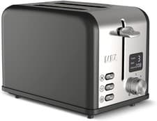 Image of Digital Toaster 2 or 4 Slice Variable Browning Defrost Reheat Extra Wide LAICA
