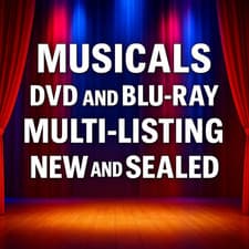 Image of New and Sealed Region 2 UK Musicals DVD's and Blu-Ray's MULTI-LISTING