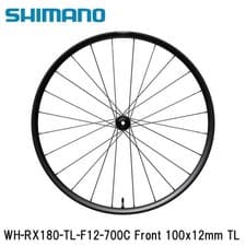 Image of Shimano GRX WH-RX180-TL-F12 700C Front Wheel 100x12mm TL