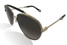 Image of Chloe Sunglasses Women's CE141SP 759 Gold/Tortoise