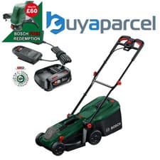 Image of Bosch Rotak 18V-32 Cordless Lawnmower Lawn Mower 32cm 1 x 2.5Ah Battery