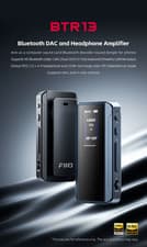 Image of FiiO BTR13 Bluetooth DAC and Headphone Amplifier - Black (Box Opened)