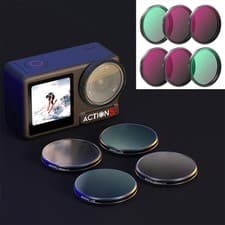 Image of For DJI OSMO Action 3/4/5 Pro Diffusion Filter LPR Filter UV/CPL/ND Filters