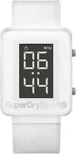 Image of SUPERDRY Unisex Sprint Digital Watch Gym Stopwatch Silicone Strap RRP $59.95