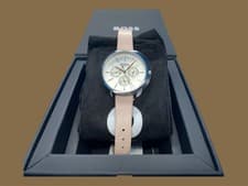 Image of Hugo Boss Ladies Symphony Pink Strap White Dial Watch, 1502419, EX DISPLAY!!!