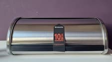 Image of Brand New | Silver Brabantia Bread Bin | Stainless Steel (with Dents)