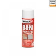 Image of Zinsser ZN7130001E8 B.i.n® Primer, Sealer & Stain Killer Aerosol White 400Ml