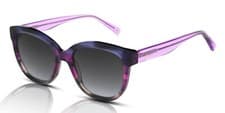 Image of Joules Sunglasses Women's Honeysuckle JS7081 705 Multi-Wash Purple/Smoke
