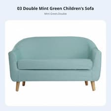Image of Child-Sized Armchair Easy to Clean Miniature Upholstered Armchair for Toddlers