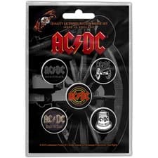 Image of AC/DC For Those About To Rock Official Licensed Pin Badge Buttons