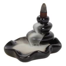 Image of Large Pebbles Backflow Incense Burner Product Size H7.5cm x W9.3cm x D12cm