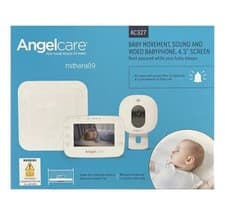 Image of Angelcare 3-in-1 VIDEO MOVEMENT SOUND AC327 Baby Monitor & WIRELESS SENSOR PAD