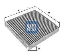 Image of New Filter, interior air for VW SKODA SEAT MERCEDES-BENZ LAMBORGHINI AUDI,