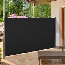 Image of Garden Retractable Deck Side Awning Screen Fence Privacy Divider