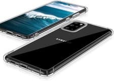 Image of Samsung Galaxy S20 - Transparent, Shockproof, 1.5 mm Thick TPU Phone Back Cases