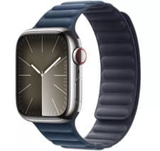 Image of GENUINE APPLE WATCH 44MM 45MM 46MM 49MM M/L PACIFIC BLUE MAGNETIC LINK STRAP