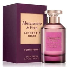 Image of Abercrombie & Fitch AUTHENTIC NIGHT WOMAN 100ml Eau De Parfum EDP NEW & SEALED