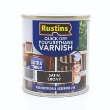 Image of Rustins Quick Dry Polyurethane Varnish - All Sizes & Colours (Satin)