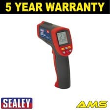 Image of Sealey Infrared Laser Digital Thermometer 12:1 VS907