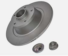 Image of Brake Disc x1 Rear Solid 290mm Diameter Fits Renault Megane 3 Coupe Pagid 55696
