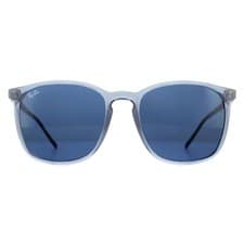 Image of Ray-Ban Sunglasses RB4387 639980 Transparent Blue Blue Gradient