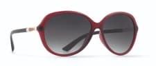 Image of Seksy – N2809B – Round Burgundy Sunglasses – Embellished with Swarovski