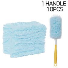 Image of Electrostatic Dust Duster Microfibre for Furniture Shelves TV Home Cleaning Tool