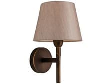 Image of FIRSTLIGHT 8217BZOY Transition Single Light Wall Light In Bronze Oyster Shade