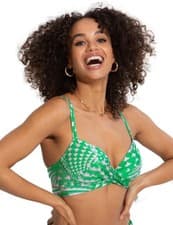 Image of 38D Pour Moi Portofino Bikini Top Lightly Padded Underwired Tie Wrap Swimwear