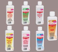 Image of HG Stain Away NO 1-7 Stain Remover Removes Stains Textiles Fabrics 50ml