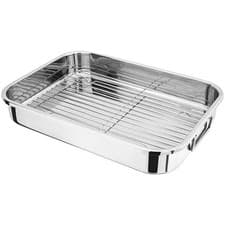 Image of Judge 42 x 30 x 6.5cm Roasting Pan with Rack