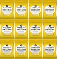 Image of Jakemans Honey & Lemon Menthol Sweets 73g – Pack of 12 - Soothing Throat Sweets