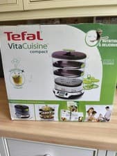 Image of Tefal Steam VitaCuisine 3 Tier Food Steamer VS4003 BNIB