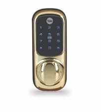 Image of Yale Keyless Connected Polished Brass Smart Door lock - Refurbished