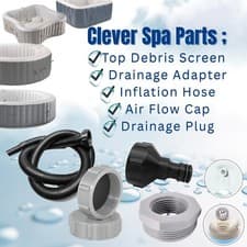 Image of CleverSpa Compatible  Hot Tub Parts Set Replacement Spare  Accessories