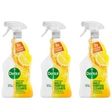Image of Dettol Floor & Multipurpose Cleaner Disinfectant 4in1 Citrus 750ml x 3