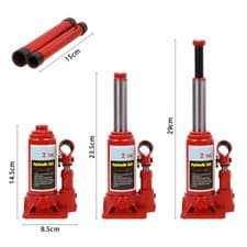 Image of 2-32 Ton Heavy Duty Truck Caravan Car Van Boat Hydraulic Lifting Ram Bottle Jack