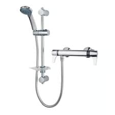 Image of Triton Exe Lever Bar Mixer Shower with Shower Kit - Chrome