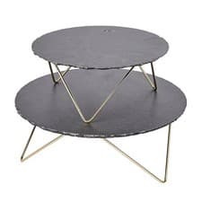 Image of Artesa 2 Tier Slate Serving Platter