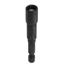 Image of Nut Driver Drill Bit 7mm 6-Point Socket 1/4" Hex Shank Nut Setter, Black