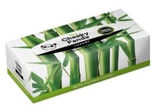 Image of Cheeky Panda 100% Bamboo Facial Tissue Flat Box 3ply 80 Sheets