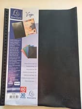 Image of EXACOMPTA -88320E -VEGA SOFT PVC DISPLAY BOOK - 30POCKETS ( 60SIDES ) FREE P+P