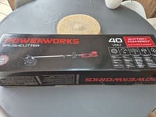 Image of Greenworks powerworks 2 in 1 cordless lawn trimmer & brush cutter 40V Tool Only