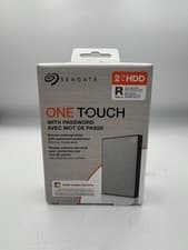 Image of SEAGATE One Touch Portable Hard Drive - 2 TB, Silver