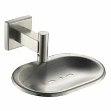 Image of Bath Shower Soap Dish Case Holder Wall Mounted Stainless Steel304 Brushed Nickel