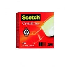 Image of 3m Scotch Crystal Tape Clear Glossy refil 19mm x 33m