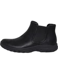 Image of SKECHERS Womens Reggae Fest 2.0 New Yorker Chelsea Boots Black
