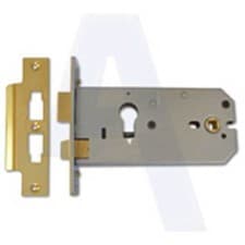 Image of Union L2049 Horizontal Euro Cylinder(Yale Style) Sashcase 152mm Polished Brass