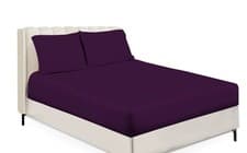 Image of Luxury 100% Egyptian Cotton Fitted Sheets Flat Sheet 200TC Single Double King 