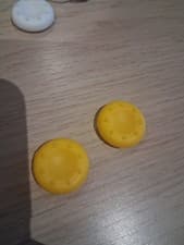 Image of Yellow Silicone Fumb Grip For Ps5 Controller
